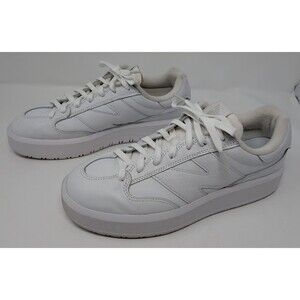 New Balance CT302CLA Triple White Leather Sneaker Mens 11.5 Y2K Clean